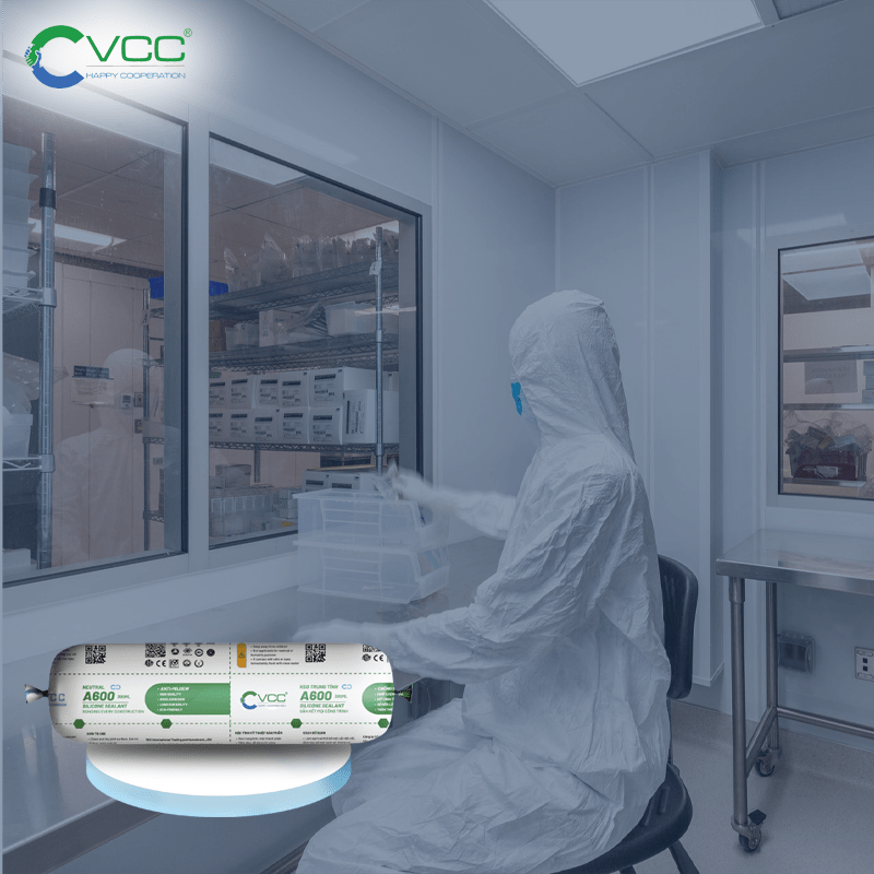 keo Silicone trung tính VCC A600: chống nấm mốc hiệu quả