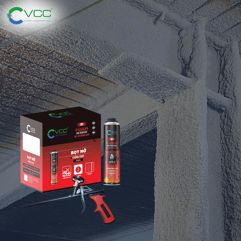 sản phẩm keo bọt nở VCC PU foam B1