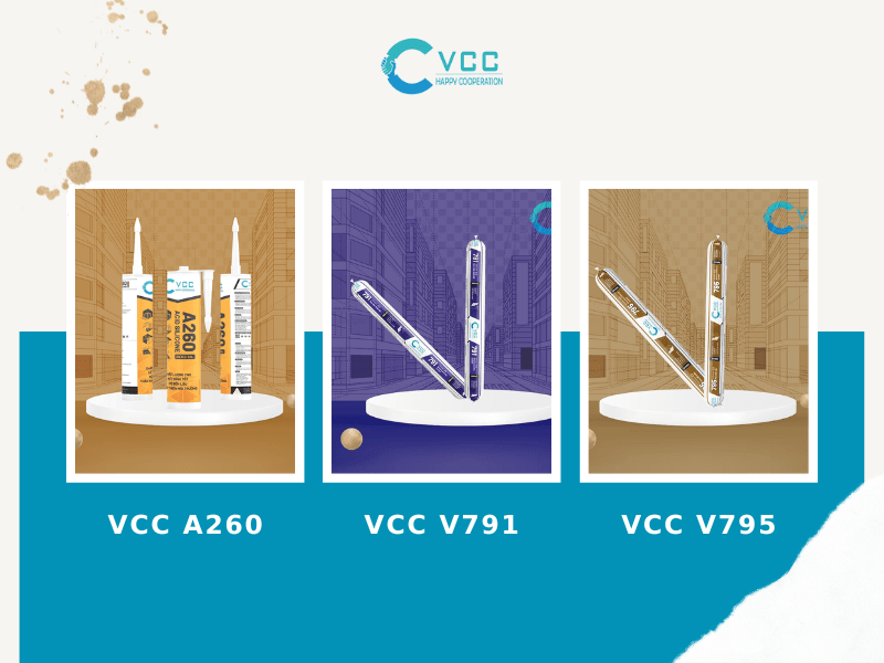 Keo VCC A260 VCC V791 và VCC V795 là tâm điểm chú ý trong sự kiện này VCC Sealant Sản xuất phân phối keo silicone và chất kết dính chuyên nghiệp Keo VCC A260 VCC V791 và VCC V795 là tâm điểm chú ý trong sự kiện này