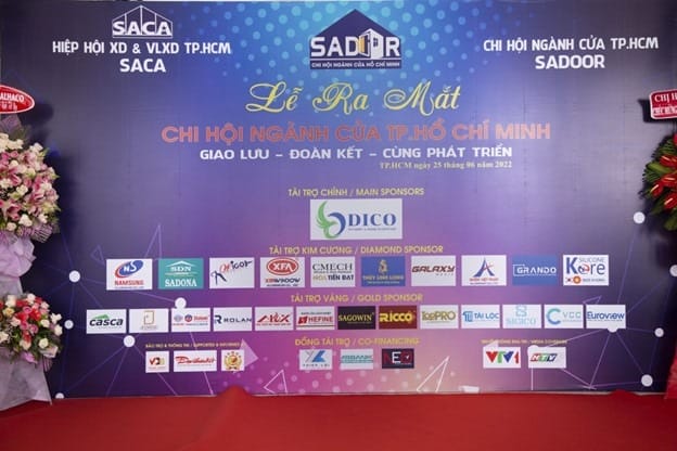lễ ra mắt chi hội ngành cửa tp hcm VCC Sealant Sản xuất phân phối keo silicone và chất kết dính chuyên nghiệp lễ ra mắt chi hội ngành cửa tp hcm
