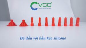 Bộ đầu vòi bắn keo silicone VCC Sealant Sản xuất phân phối keo silicone và chất kết dính chuyên nghiệp Bộ đầu vòi bắn keo silicone