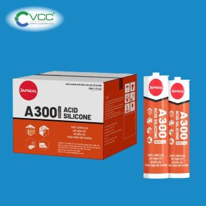 Keo Silicon axit Japseal A300 VCC Sealant Sản xuất phân phối keo silicone và chất kết dính chuyên nghiệp Keo Silicon axit Japseal A300