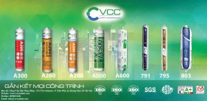 keo silicone vcc gắn kết mọi công trình