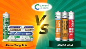 Keo silicone trung tính và Silicone Axit