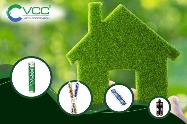 sản phẩm của VC đều đạt chứng nhận xanh về bảo vệ môi trường VCC Sealant Sản xuất phân phối keo silicone và chất kết dính chuyên nghiệp sản phẩm của VC đều đạt chứng nhận xanh về bảo vệ môi trường