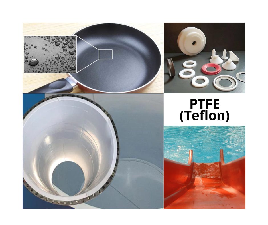 Keo silicone không phù hợp với nhựa  Teflon 