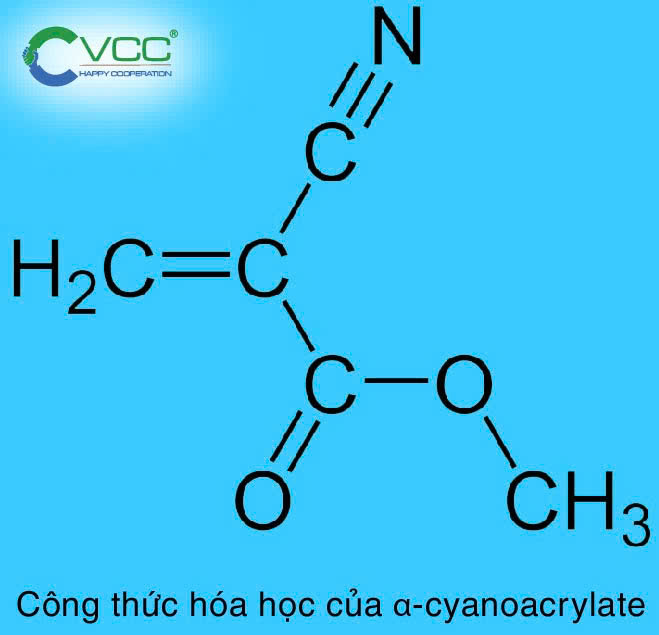 Công thức hóa học của αcyanoacrylate VCC Sealant Sản xuất phân phối keo silicone và chất kết dính chuyên nghiệp Công thức hóa học của α cyanoacrylate