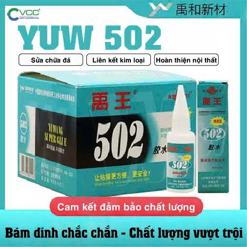 Keo dán YUW 502 VCC Sealant Sản xuất phân phối keo silicone và chất kết dính chuyên nghiệp Keo dán YUW 502