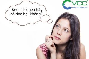 keo silicone cháy có phát thải khí độc không