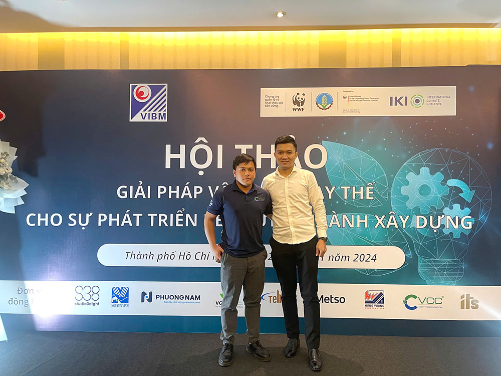 Đại diện VCC tham dự Giải pháp Vật liệu thay thế cho sự phát triển bền vững của ngành xây dựng VCC Sealant Sản xuất phân phối keo silicone và chất kết dính chuyên nghiệp Đại diện VCC tham dự Giải pháp Vật liệu thay thế cho sự phát triển bền vững của ngành xây dựng