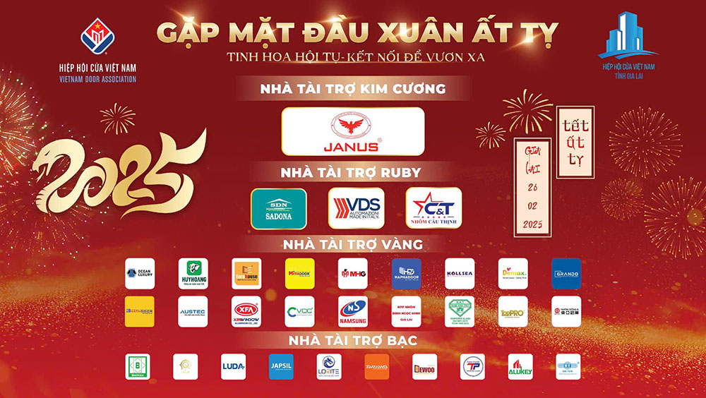 VCC Nhà Tài Trợ Vàng tại sự kiện của Chi Hội Cửa Gia Lai VCC Sealant Sản xuất phân phối keo silicone và chất kết dính chuyên nghiệp VCC Nhà Tài Trợ Vàng tại sự kiện của Chi Hội Cửa Gia Lai