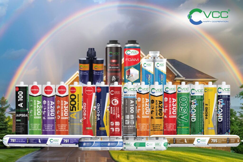 Sản phẩm keo VCC trên thị trường