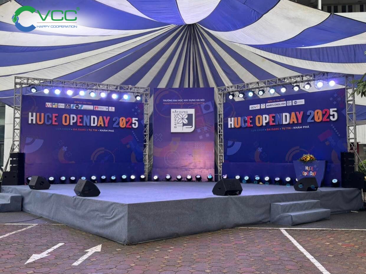 HUCE Open Day 2025 VCC Sealant Sản xuất phân phối keo silicone và chất kết dính chuyên nghiệp HUCE Open Day 2025