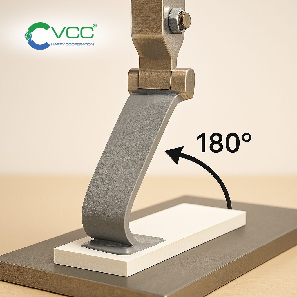 Thử nghiệm bóc keo ASTM C794 theo chuẩn quốc tế VCC Sealant Sản xuất phân phối keo silicone và chất kết dính chuyên nghiệp Thử nghiệm bóc keo ASTM C794 theo chuẩn quốc tế