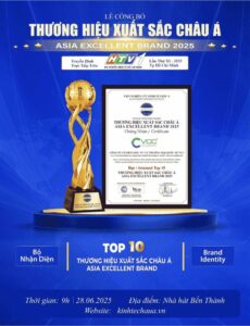 VCC được vinh danh Top 10 thương hiệu xuất sắc Châu Á