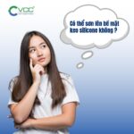 Có thể sơn lên keo silicone không