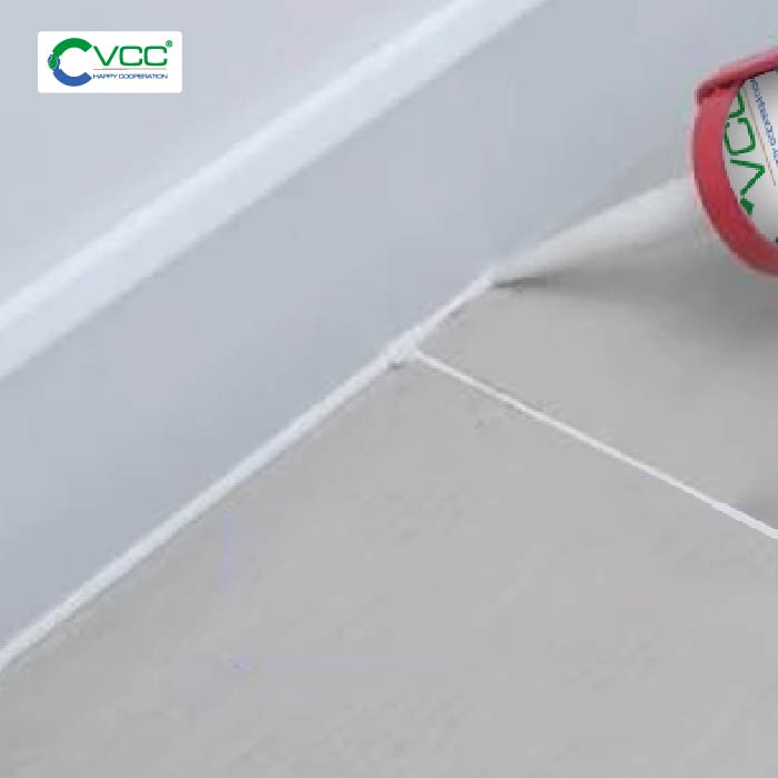 Thi công đúng kĩ thuật + sản phẩm vcc chất lượng cao sẽ không xuất hiện tình trạng đường keo silicone bị phồng