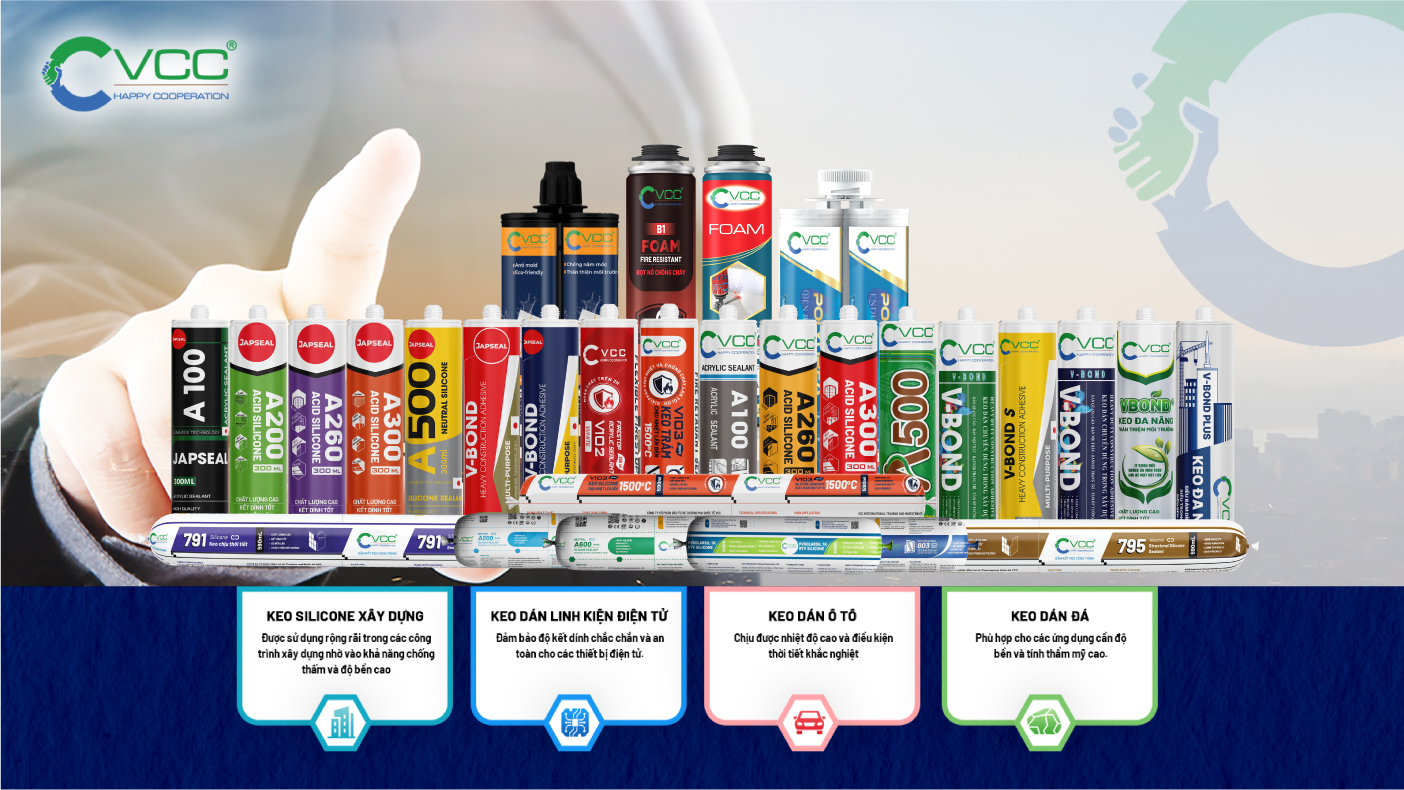 Các Sản Phẩm Của VCC Sản Xuất Và Phân Phối