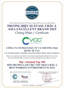 Giải thưởng Top 100 môi trường làm việc tốt nhất của VCC