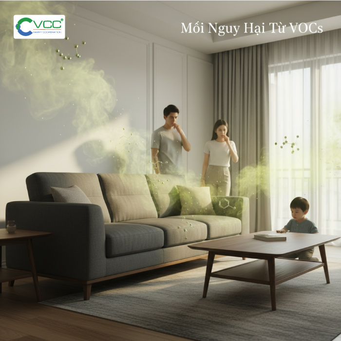 Mối nguy hại từ Kẻ Thù Vô Hình - Hóa Chất VOCs