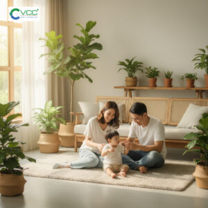 Vật liệu xanh trong nội thất giúp Không Gian Sống An Toàn