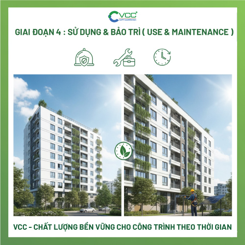 Giai đoạn 4 Sử dụng Bảo trì Use Maintenance VCC Sealant Sản xuất phân phối keo silicone và chất kết dính chuyên nghiệp Giai đoạn 4 Sử dụng Bảo trì Use Maintenance