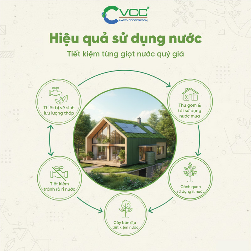 Hiệu quả sử dụng nước  VCC Sealant  Sản xuất phân phối keo silicone và chất kết dính chuyên nghiệp Hiệu quả sử dụng nước