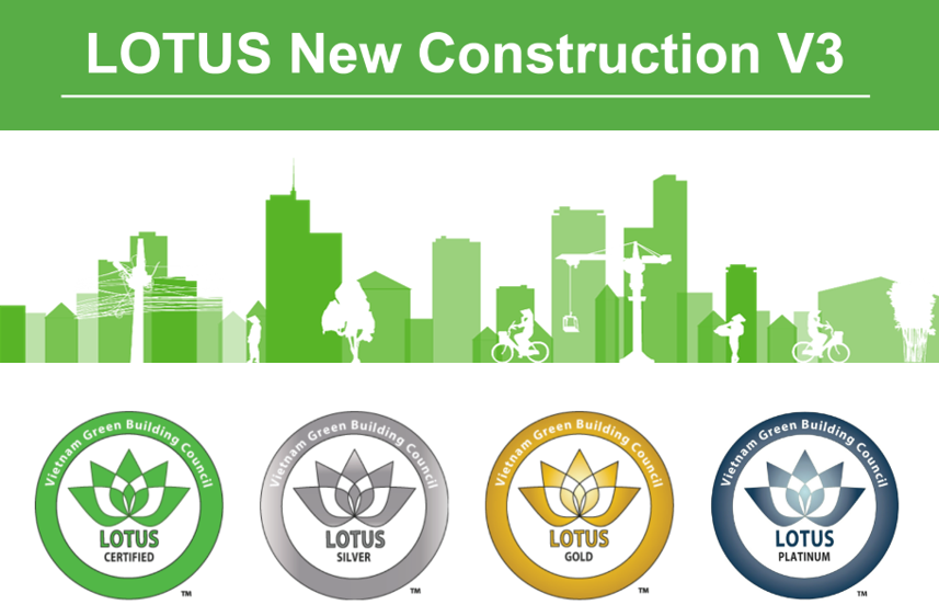LOTUS NC New Construction - Cho các công trình xây mới