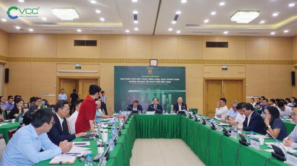 Tọa đàm Giải pháp thúc đẩy công trình xanh giao thông xanh hướng tới mục tiêu phát triển bền vững VCC Sealant Sản xuất phân phối keo silicone và chất kết dính chuyên nghiệp Tọa đàm Giải pháp thúc đẩy công trình xanh giao thông xanh hướng tới mục tiêu phát triển bền vững