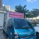 Xe ô tô cứu trợ bà con xuất phát từ Hà Nội