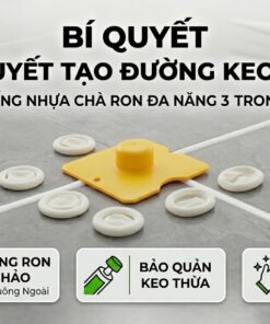 Bí quyết tạo đường keo đẹp với miếng nhựa chà ron đa năng VCC 3 trong 1 và keo silicone trung tính VCC A500 chuyên dụng cho thợ thi công.