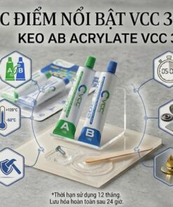 Bức ảnh Infographic Trình Bày Chi Tiết Các Tính Năng Của Keo Ab Vcc 302 Nội Dung Bao Gồm Khả Năng Chịu Nhiệt Lực Va đập Và Tốc độ Khô Hình ảnh Minh Họa Trực Quan Các Biểu Tượng Kỹ Thuật Và Vỉ Sản Phẩm Thực Tế Đây Là Công Cụ Hỗ Trợ Khách Hàng Hiểu Rõ Giá Trị Vượt Trội Của Sản Phẩm  Vcc Sealant   Sản Xuất Phân Phối Keo Silicone Và Chất Kết Dính Chuyên Nghiệp