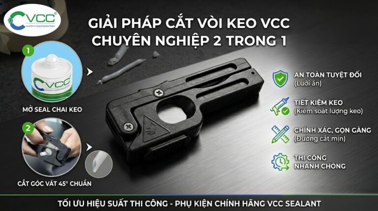 Hướng Dẫn Cách Sử Dụng Dụng Cụ Cắt đầu Vòi Keo Vcc Chuyên Dụng Cho Keo Silicone Giúp Cắt Góc 45 độ Chuẩn Và an Toàn Tuyệt đối  Vcc Sealant   Sản Xuất Phân Phối Keo Silicone Và Chất Kết Dính Chuyên Nghiệp