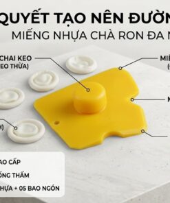 Miếng Nhựa Chà Ron đa Năng Vcc Màu Vàng Tích Hợp 3 Chức Năng Miết Mạch Nắp đậy Vòi Keo Và 5 Bao Ngón Tay Vệ Sinh Giúp Thi Công Keo Silicone đẹp  Vcc Sealant   Sản Xuất Phân Phối Keo Silicone Và Chất Kết Dính Chuyên Nghiệp