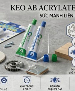 Keo Ab Acrylate Vcc 302 Khô Nhanh 5 Phút Dán Mọi Bề Mặt Kim Loại Nhựa Thủy Tinh Gốm Sứ Chịu Lực Va đập Cao  Vcc Sealant   Sản Xuất Phân Phối Keo Silicone Và Chất Kết Dính Chuyên Nghiệp