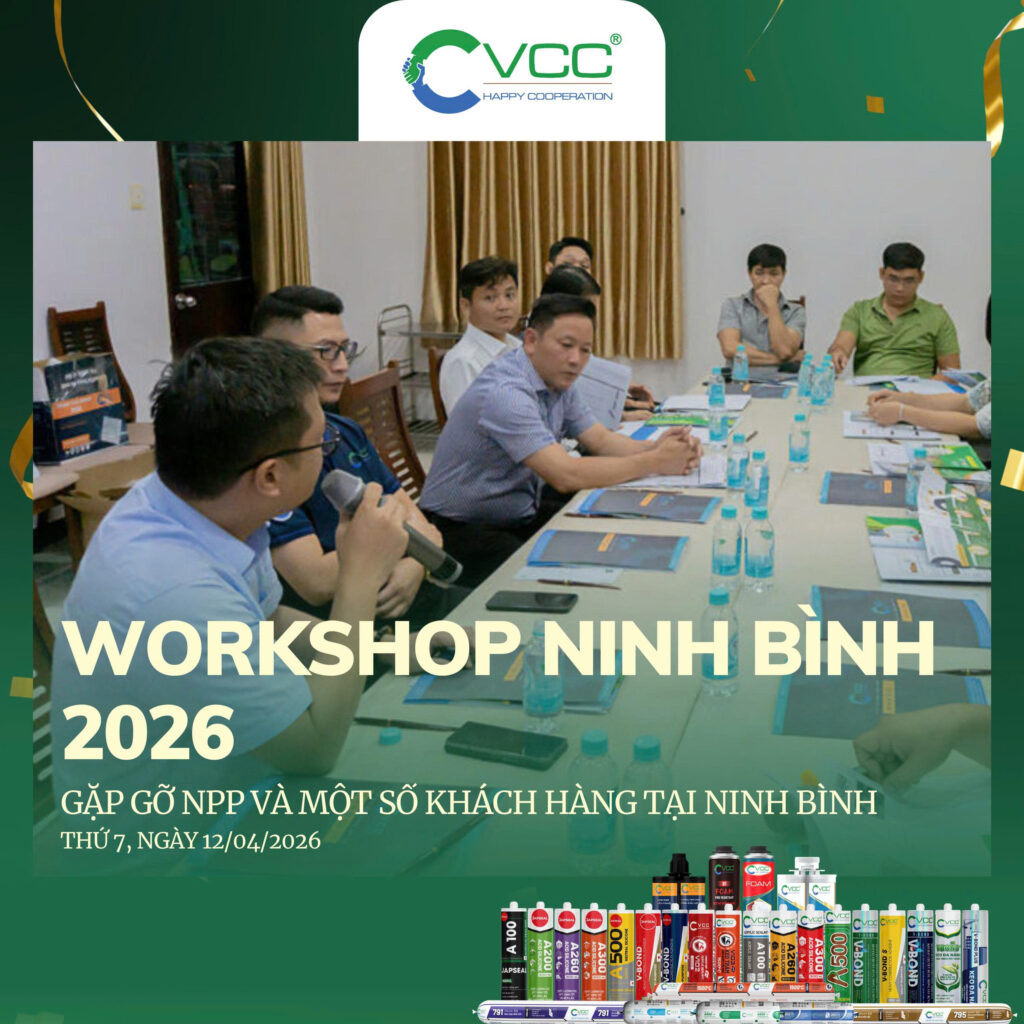 Workshop Ninh Bình 2026 - Kết nối đối tác Keo silicone VCC » VCC Sealant - Sản xuất, phân phối keo silicone và chất kết dính chuyên nghiệp Hình ảnh Buổi Workshop Ninh Bình 2026 Gặp Gỡ Nhà Phân Phối Và Khách Hàng Chiến Lược Của Thương Hiệu Keo Silicone Vcc Vcc Sealant Sản Xuất Phân Phối Keo Silicone Và Chất Kết Dính Chuyên Nghiệp