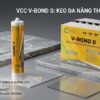VCC V-Bond S - Keo Dán Đa Năng Thay Thế Đinh Cho Xây Dựng và Quảng Cáo » VCC Sealant - Sản xuất, phân phối keo silicone và chất kết dính chuyên nghiệp Ảnh Keo Dán Xây Dựng Vcc V bond S Thể Hiện Tuýp 300ml Và Thùng 24 Tuýp Trên Bề Mặt đá Cẩm Thạch Và Nhôm Cùng Với Logo Vcc Văn Bản Nhấn Mạnh Tính đa Dụng Của Sản Phẩm Trong Quảng Cáo Và Xây Dựng Vcc Sealant Sản Xuất Phân Phối Keo Silicone Và Chất Kết Dính Chuyên Nghiệp