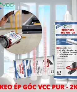 Chai Keo ép Góc Vcc 2k pur Chính Hãng Kèm Vòi Trộn Tĩnh Chuyên Dụng  Vcc Sealant   Sản Xuất Phân Phối Keo Silicone Và Chất Kết Dính Chuyên Nghiệp