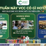 Banner Tổng Hợp 3 Sự Kiện Lớn Của Keo Silicone Vcc Lita Mega Matching Workshop Ninh Bình Và Ngày Vật Liệu 2026 Tại Đại Học Xây Dựng Hà Nội  Vcc Sealant   Sản Xuất Phân Phối Keo Silicone Và Chất Kết Dính Chuyên Nghiệp
