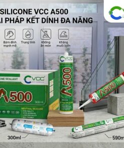 Bộ Sản Phẩm Keo Silicone Trung Tính Vcc A500 Dạng Chai 300ml Và Túi 300ml Kèm Súng Bắn Keo Và Thùng đựng Sản Phẩm Chuyên Nghiệp  Vcc Sealant   Sản Xuất Phân Phối Keo Silicone Và Chất Kết Dính Chuyên Nghiệp