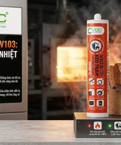 Keo Trám Chịu Nhiệt Vcc V103 Dùng để Trám Vá Lò Nung Và ống Xả Chịu Nhiệt Cao 1500 độ C  Vcc Sealant   Sản Xuất Phân Phối Keo Silicone Và Chất Kết Dính Chuyên Nghiệp