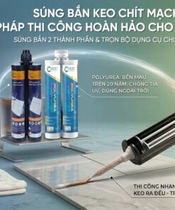 Súng Bắn Keo Chít Mạch 2 Thành Phần Vcc Bằng Kim Loại Siêu Bền Kèm Keo Epoxy E102 Và Keo Polyurea Chuyên Dụng  Vcc Sealant   Sản Xuất Phân Phối Keo Silicone Và Chất Kết Dính Chuyên Nghiệp