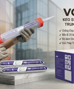 Keo Silicone Thời Tiết Vcc 791 Chống Thấm Ngoài Trời Bền Bỉ 20 Năm Cho Mặt Dựng Kính  Vcc Sealant   Sản Xuất Phân Phối Keo Silicone Và Chất Kết Dính Chuyên Nghiệp