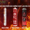 Hệ Sinh Thái Sản Phẩm Keo Chống Cháy Lan Vcc Gồm Keo Silicone V101 Keo Acrylic V102 Và Keo Bọt Nở Pu Foam B1  Vcc Sealant   Sản Xuất Phân Phối Keo Silicone Và Chất Kết Dính Chuyên Nghiệp