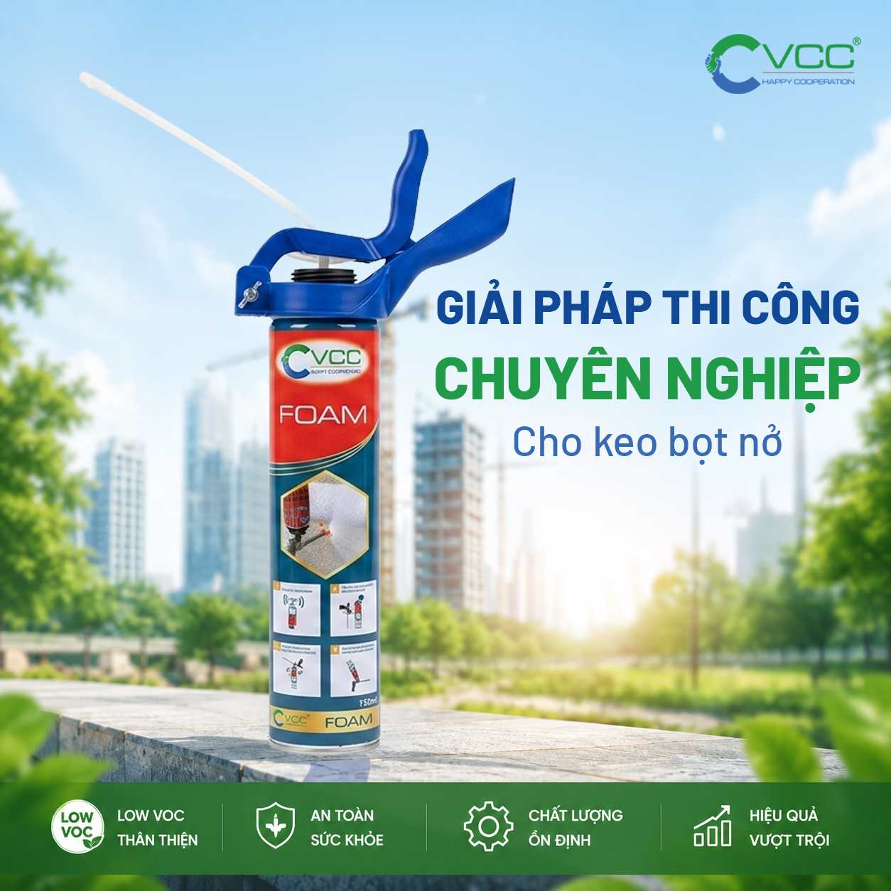 Giải pháp thi công chuyên nghiệp với súng bắn keo Foam VCC » VCC Sealant - Sản xuất, phân phối keo silicone và chất kết dính chuyên nghiệp Dụng Cụ Bắn Keo Pu Foam Vcc Giải Pháp Thi Công Chuyên Nghiệp Cho Keo Bọt Nở Với ưu điểm Low Voc an Toàn Sức Khỏe Và Hiệu Quả Vượt Trội Vcc Sealant Sản Xuất Phân Phối Keo Silicone Và Chất Kết Dính Chuyên Nghiệp