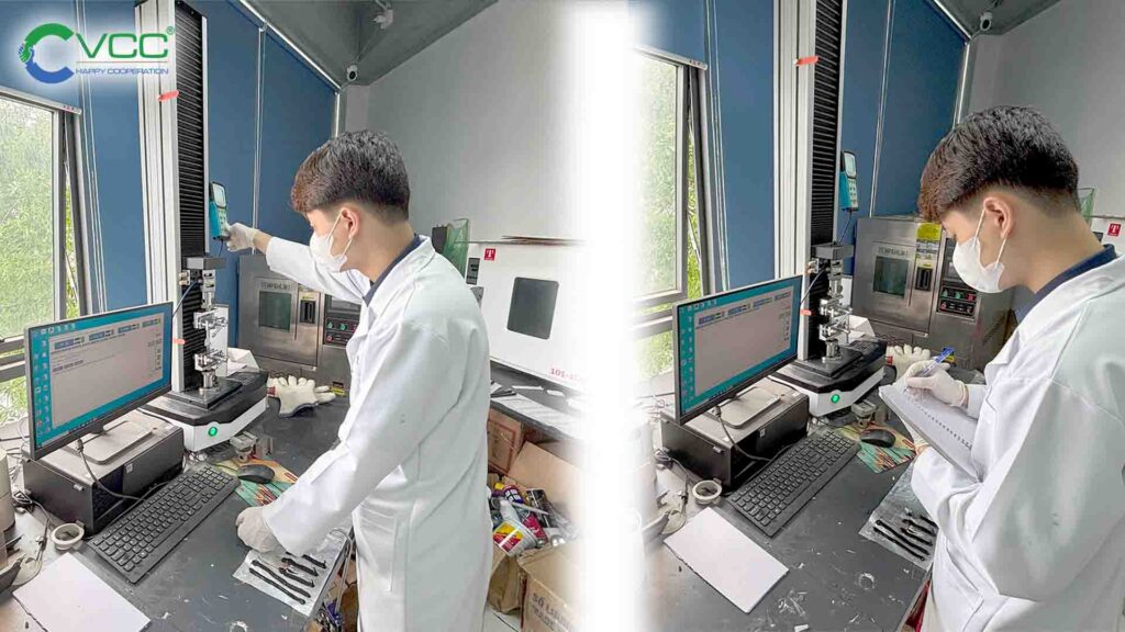 Thử nghiệm cơ lý tính chất trám bằng máy kéo hiện đại tại VCC » VCC Sealant - Sản xuất, phân phối keo silicone và chất kết dính chuyên nghiệp Kỹ Sư Phòng Rd Vcc Vận Hành Máy Kéo Tensile Tester đo Lực Bám Dính Và Ghi Chép Dữ Liệu Thử Nghiệm Chất Trám Vcc Sealant Sản Xuất Phân Phối Keo Silicone Và Chất Kết Dính Chuyên Nghiệp