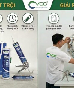Infographic Tổng Hợp Các ưu điểm Vượt Trội Và Giải Pháp Thi Công Của Keo Dán Gương Vcc 803 Thợ Thi Công Lắp đặt Gương Trang Trí Nội Thất an Toàn Không ăn Mòn Lớp Tráng Bạc  Vcc Sealant   Sản Xuất Phân Phối Keo Silicone Và Chất Kết Dính Chuyên Nghiệp