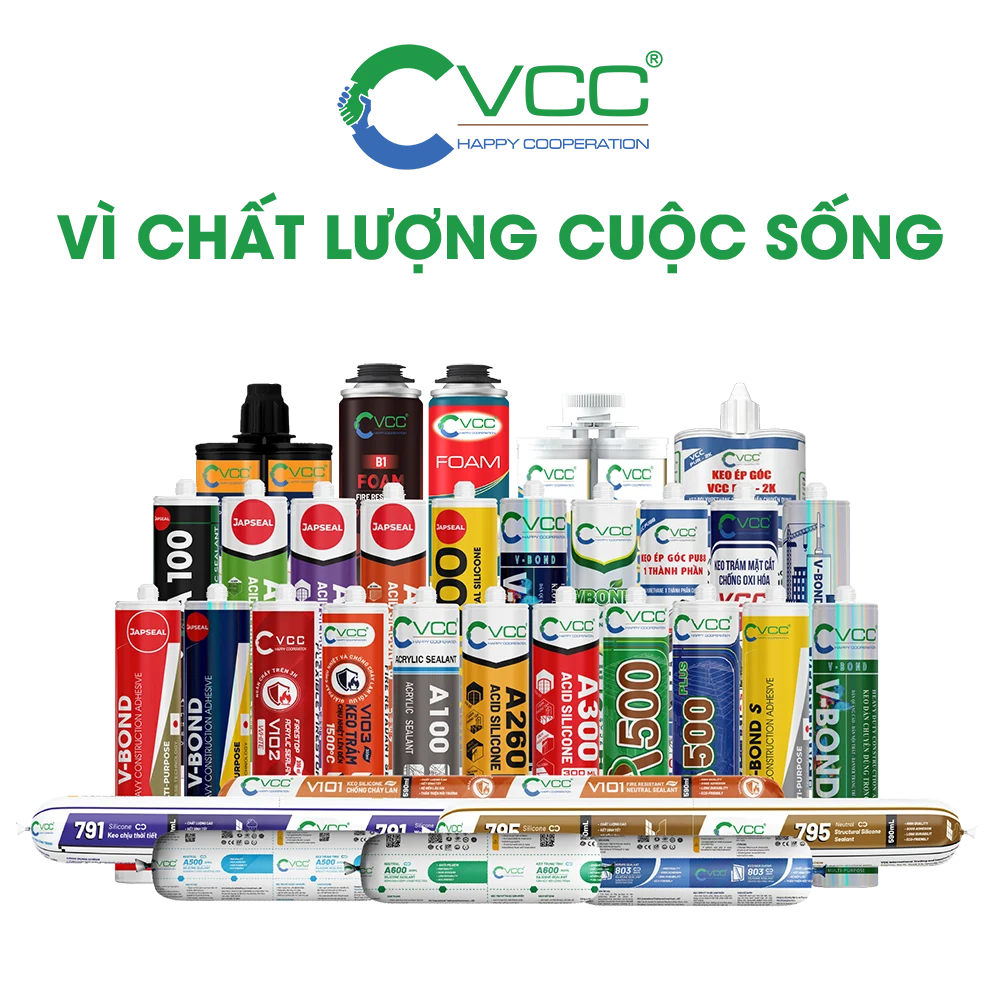 Tổng Hợp Các Dòng Sản Phẩm Keo Silicone Vcc Keo ép Góc Keo Bọt Nở Foam Và Keo Dán Xây Dựng V bond Chính Hãng  Vcc Sealant   Sản Xuất Phân Phối Keo Silicone Và Chất Kết Dính Chuyên Nghiệp