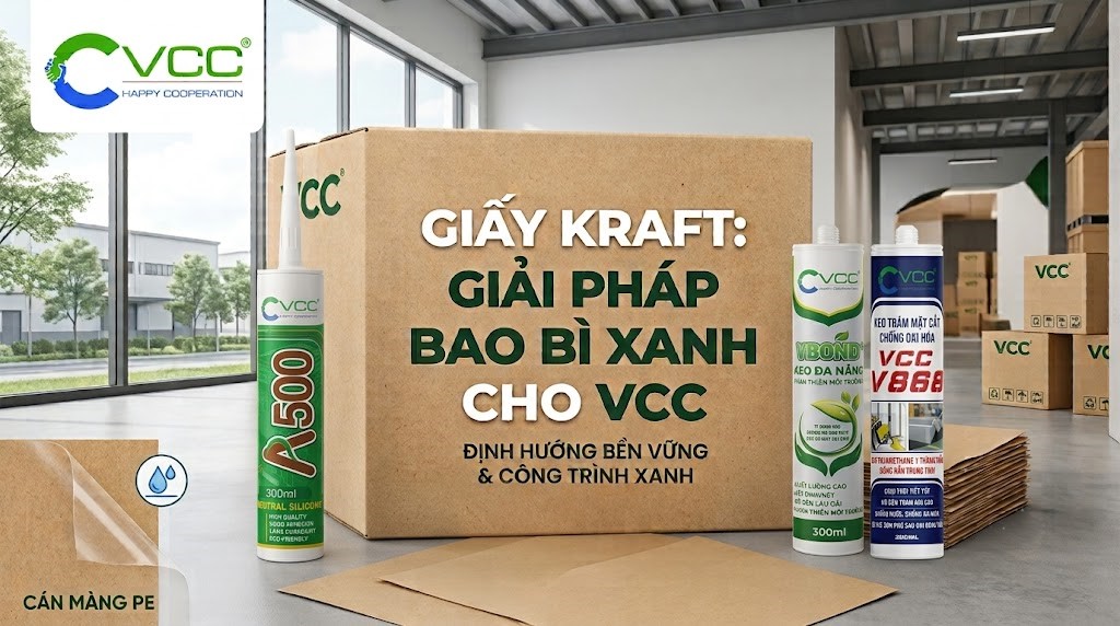 Giấy Kraft - Giải Pháp Bao Bì Xanh Cho Tương Lai Của VCC – VCC Sealant - Sản xuất, phân phối keo silicone và chất kết dính chuyên nghiệp Thùng Carton Làm Từ Giấy Kraft Nâu Nguyên Bản đựng Keo Vcc A500 Và Vbond Thể Hiện Giải Pháp Bao Bì Xanh Thân Thiện Môi Trường Của Vcc Vcc Sealant Sản Xuất Phân Phối Keo Silicone Và Chất Kết Dính Chuyên Nghiệp