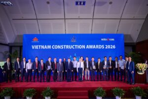 Lãnh đạo Bộ Xây Dựng Và Tổng Hội Xây Dựng Việt Nam Chụp ảnh Lưu Niệm Cùng đại Diện 15 Doanh Nghiệp Tiêu Biểu Trong đó Có Vcc Tại Vietnam Construction Awards 2026  Vcc Sealant   Sản Xuất Phân Phối Keo Silicone Và Chất Kết Dính Chuyên Nghiệp